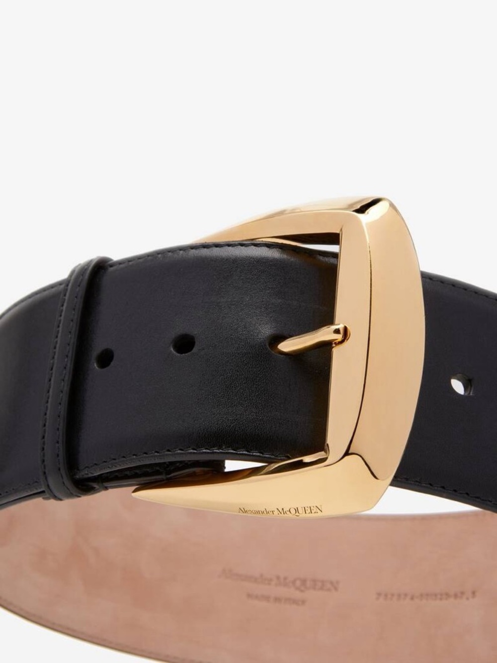 Alexander McQueen Geometric Buckle Belt - Picture 3 of 9